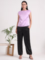 European Satin Loose Fit Trouser