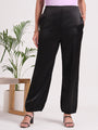 European Satin Loose Fit Trouser