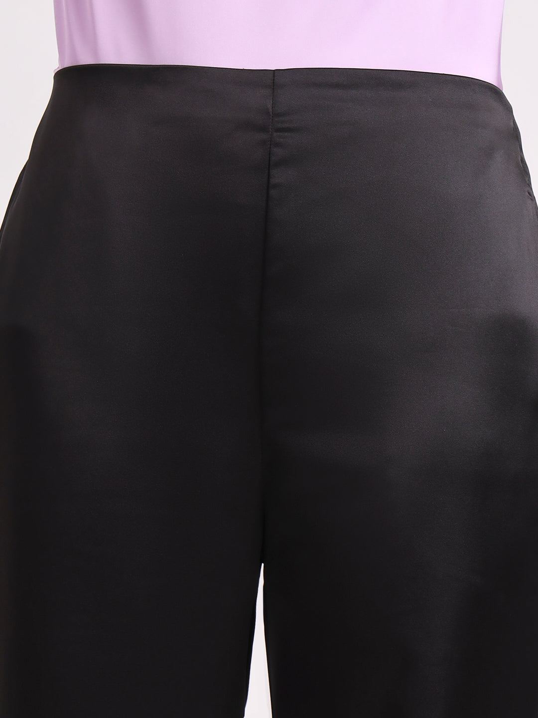 Women's European Satin Loose Fit Trouser