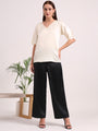 Women's European Satin Loose Fit Trouser