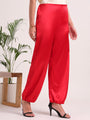 Women's European Satin Loose Fit Trouser