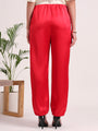 Women's European Satin Loose Fit Trouser
