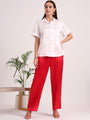 Women's European Satin Loose Fit Trouser