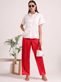 Women's European Satin Loose Fit Trouser