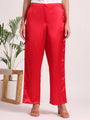 Women's European Satin Loose Fit Trouser