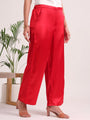 Women's European Satin Loose Fit Trouser