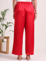 Women's European Satin Loose Fit Trouser