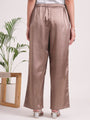 Women's European Satin Loose Fit Trouser