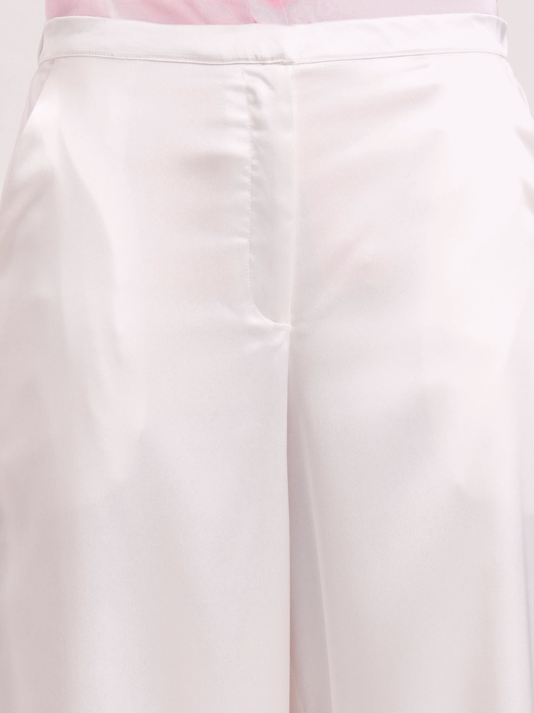 Women's European Satin Loose Fit Trouser