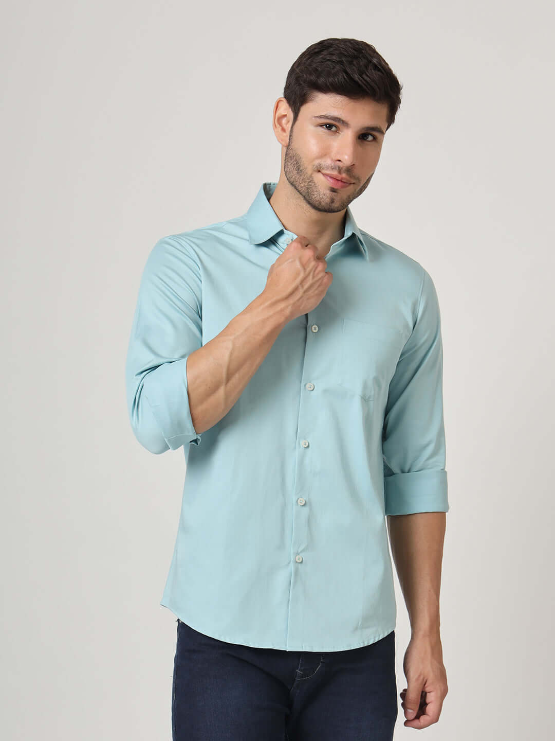 Premium Cotton Satin Shirt