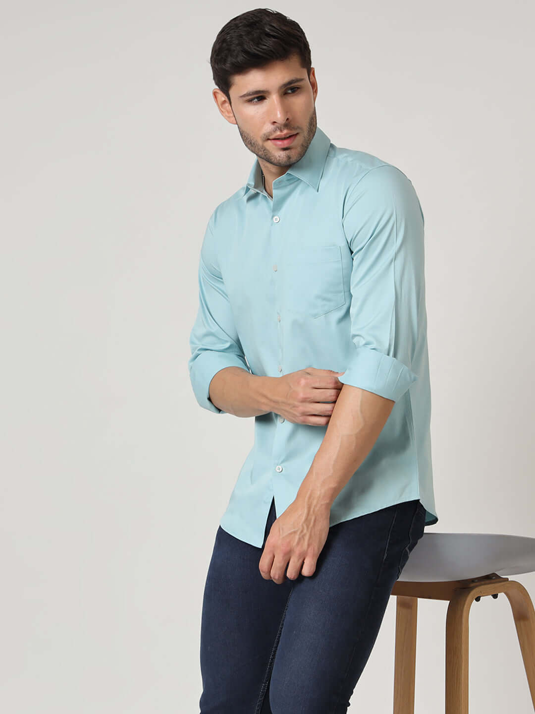 Premium Cotton Satin Shirt