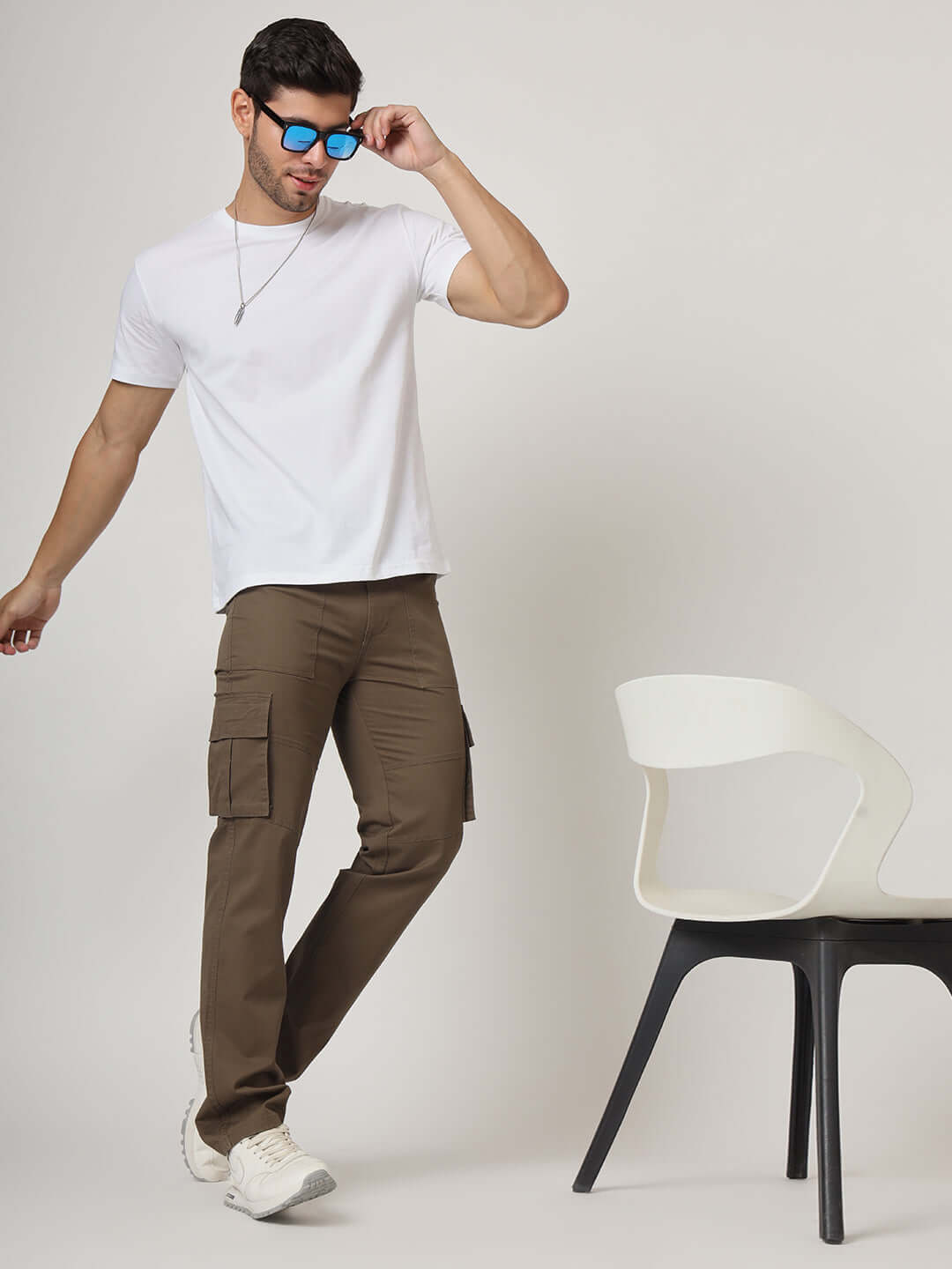 Premium Cotton Brown Cargo Pant