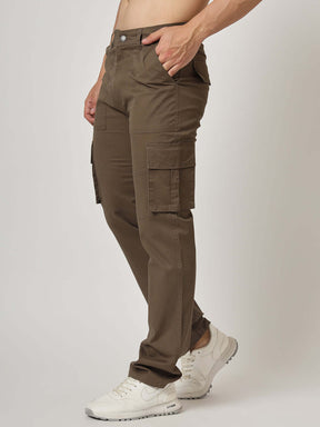 Premium Cotton Brown Cargo Pant