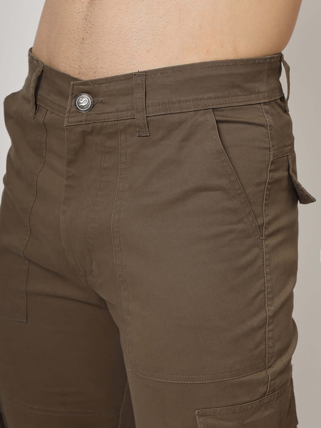 Premium Cotton Brown Cargo Pant