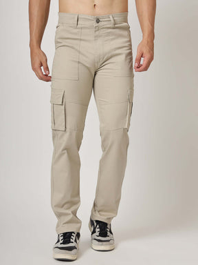 Premium Cotton Grey Cargo Pant