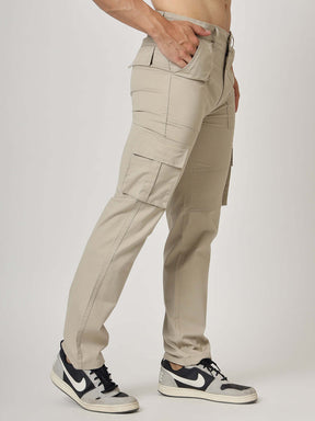 Premium Cotton Grey Cargo Pant