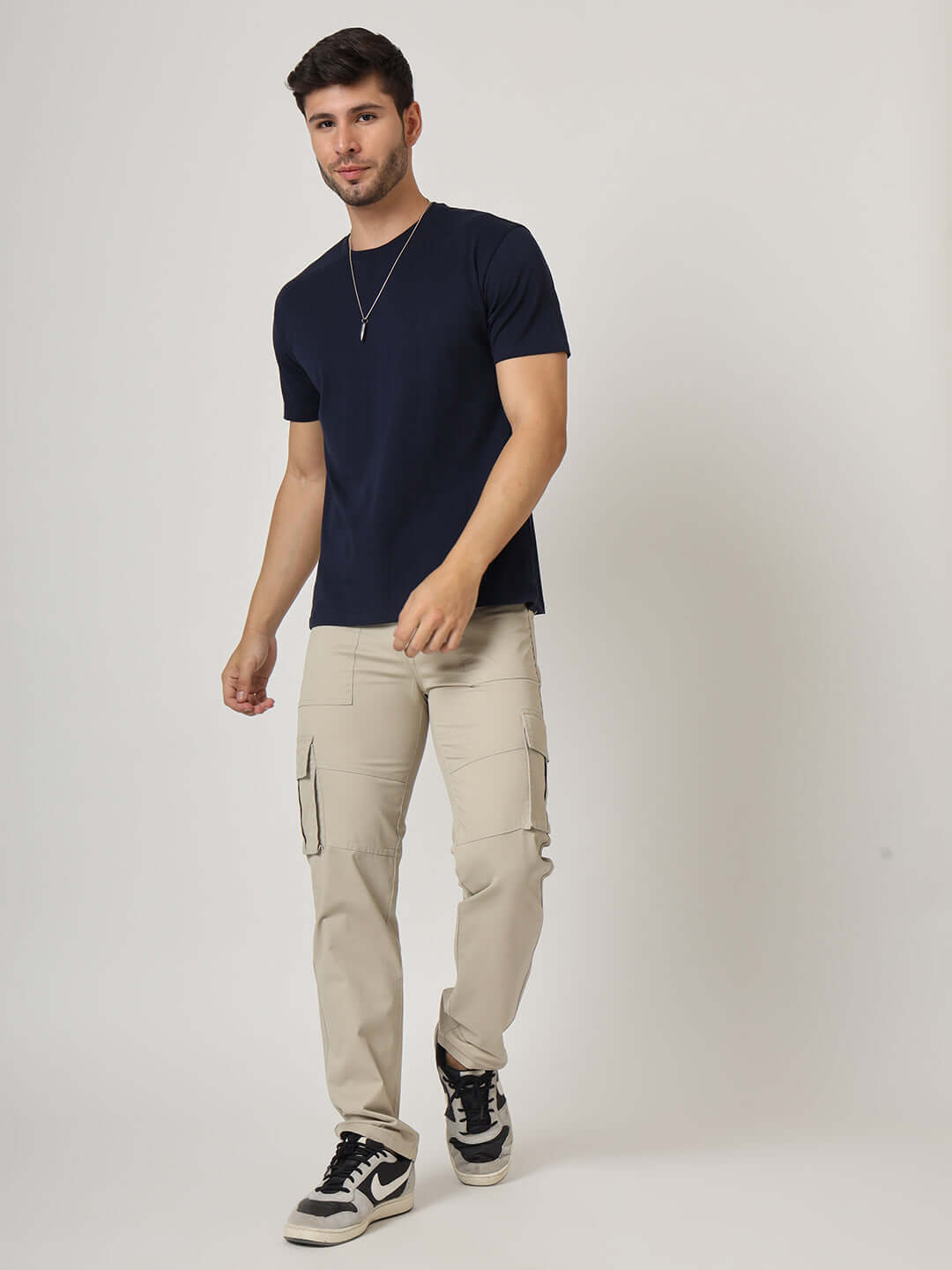 Premium Cotton Grey Cargo Pant