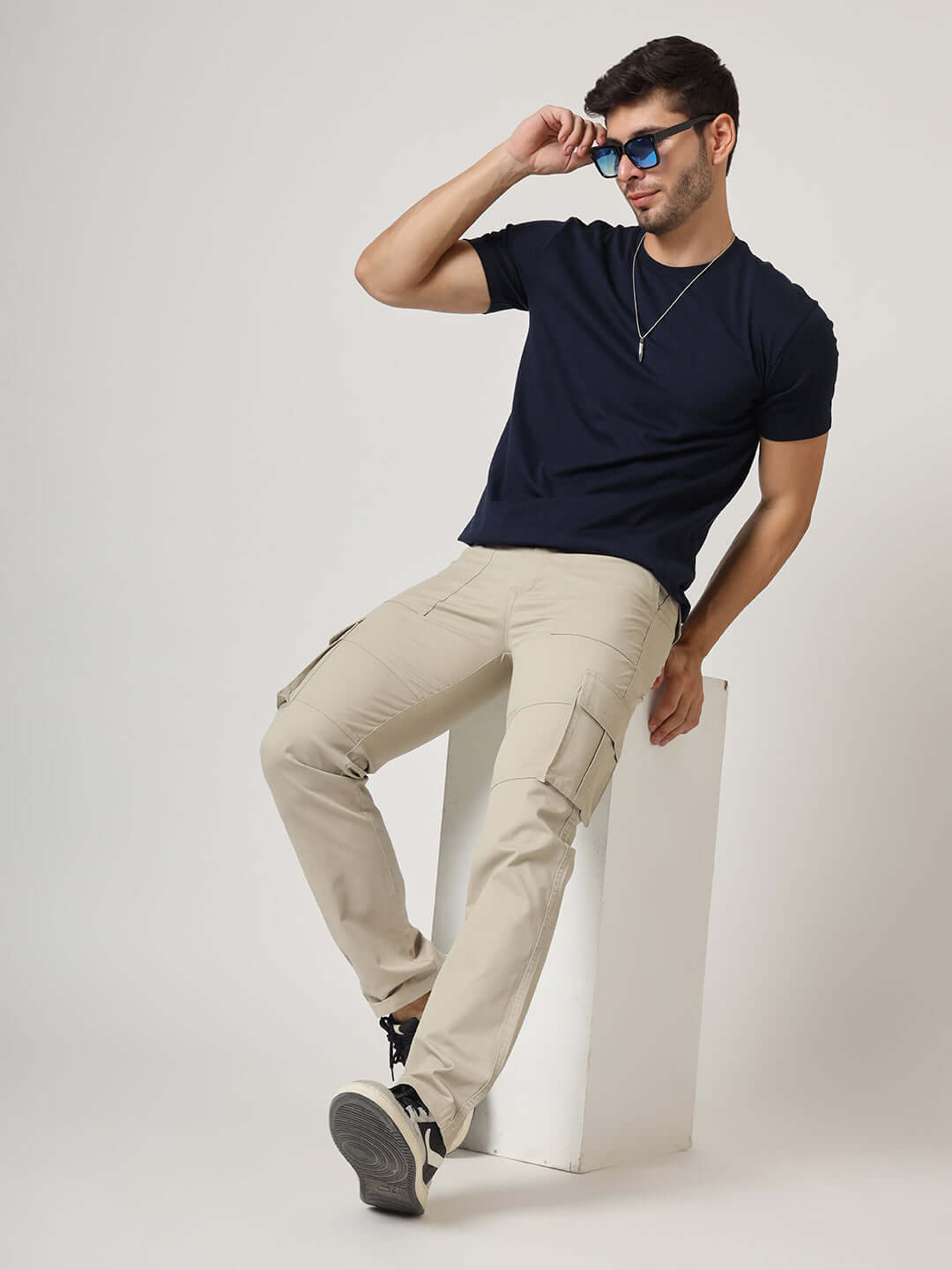 Premium Cotton Grey Cargo Pant