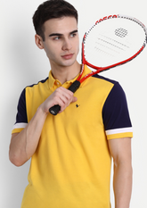 Premium Yellow Cotton Half Sleeve Polo