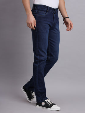 Amswan  Dark Navy Denim Jeans For Mens