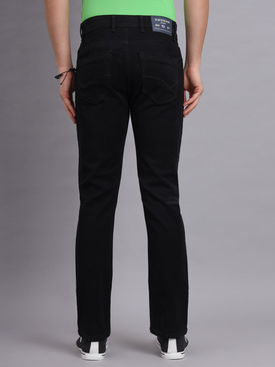 Amswan Premium Black Denim for Men