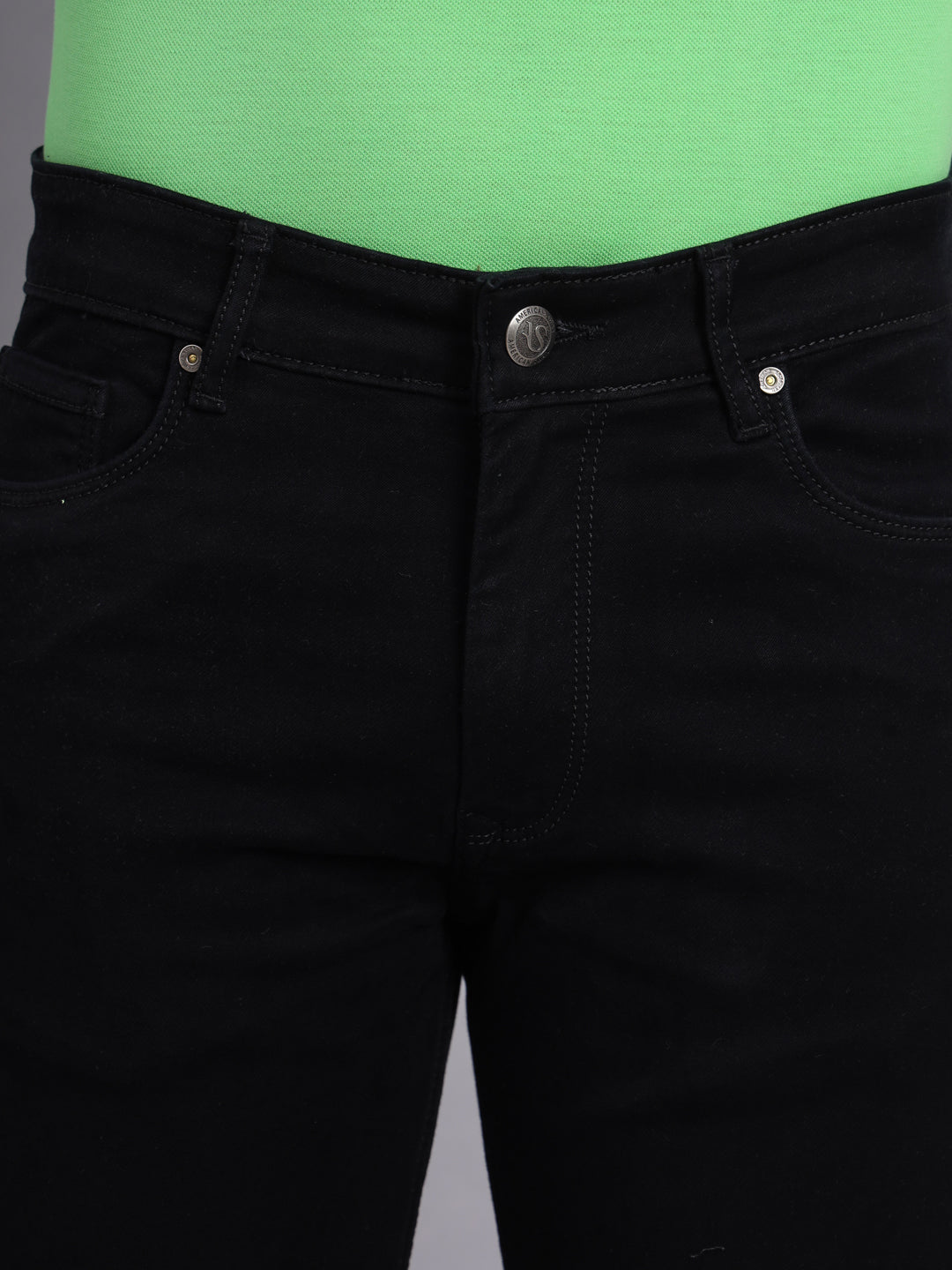 Amswan Premium Black Denim for Men