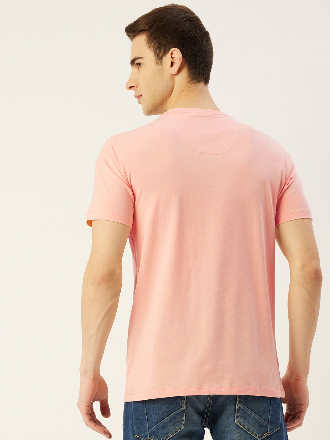 Men's Crew Neck Graphic T-Shirts with Half Sleeves in Premium Cotton Lycra