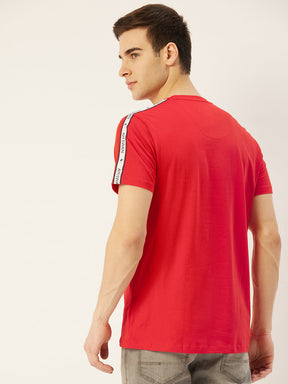 Men's Crew Neck T-Shirts with Half Sleeves in Premium Cotton Lycra