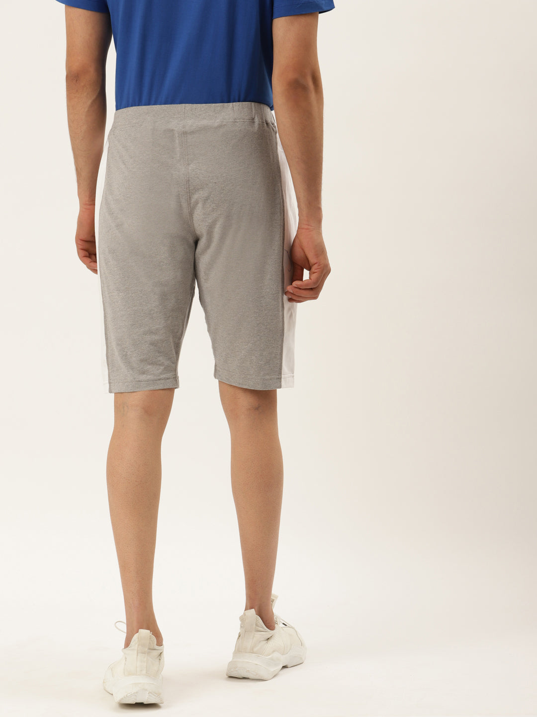MENS COTTON RICH LYCRA WITH CONTRAST TAPE SHORTS