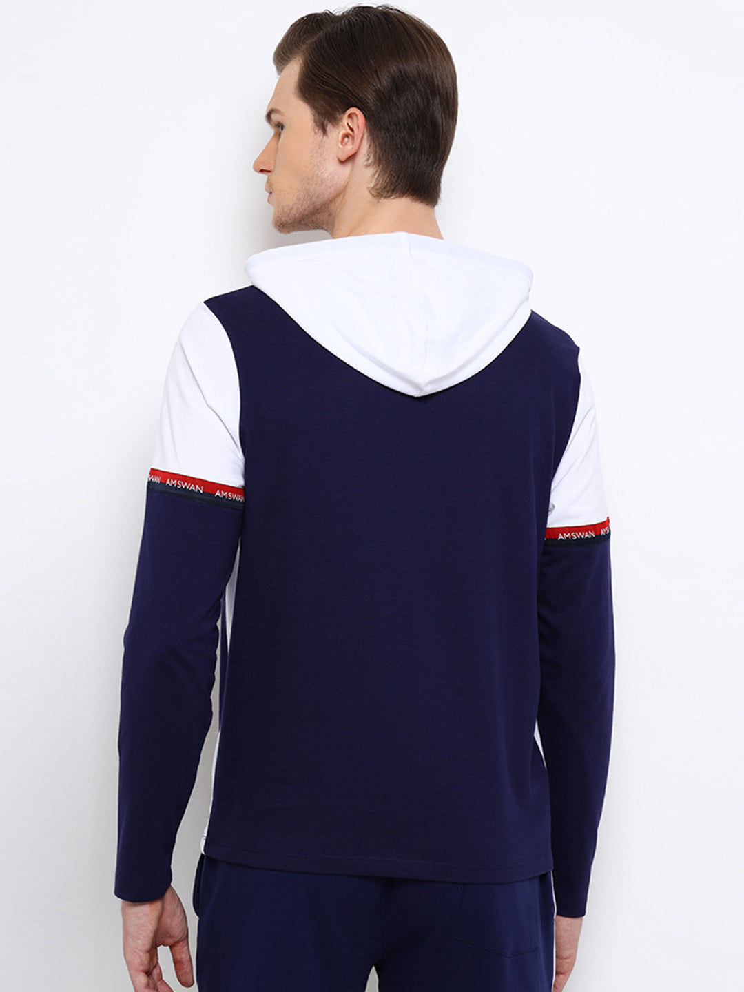 Men's Full Sleeve Sweatshirt with Cotton-Rich Printed Design