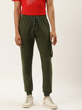 Men's Cotton Rich Lycra Smart Fit Solid Track Pant