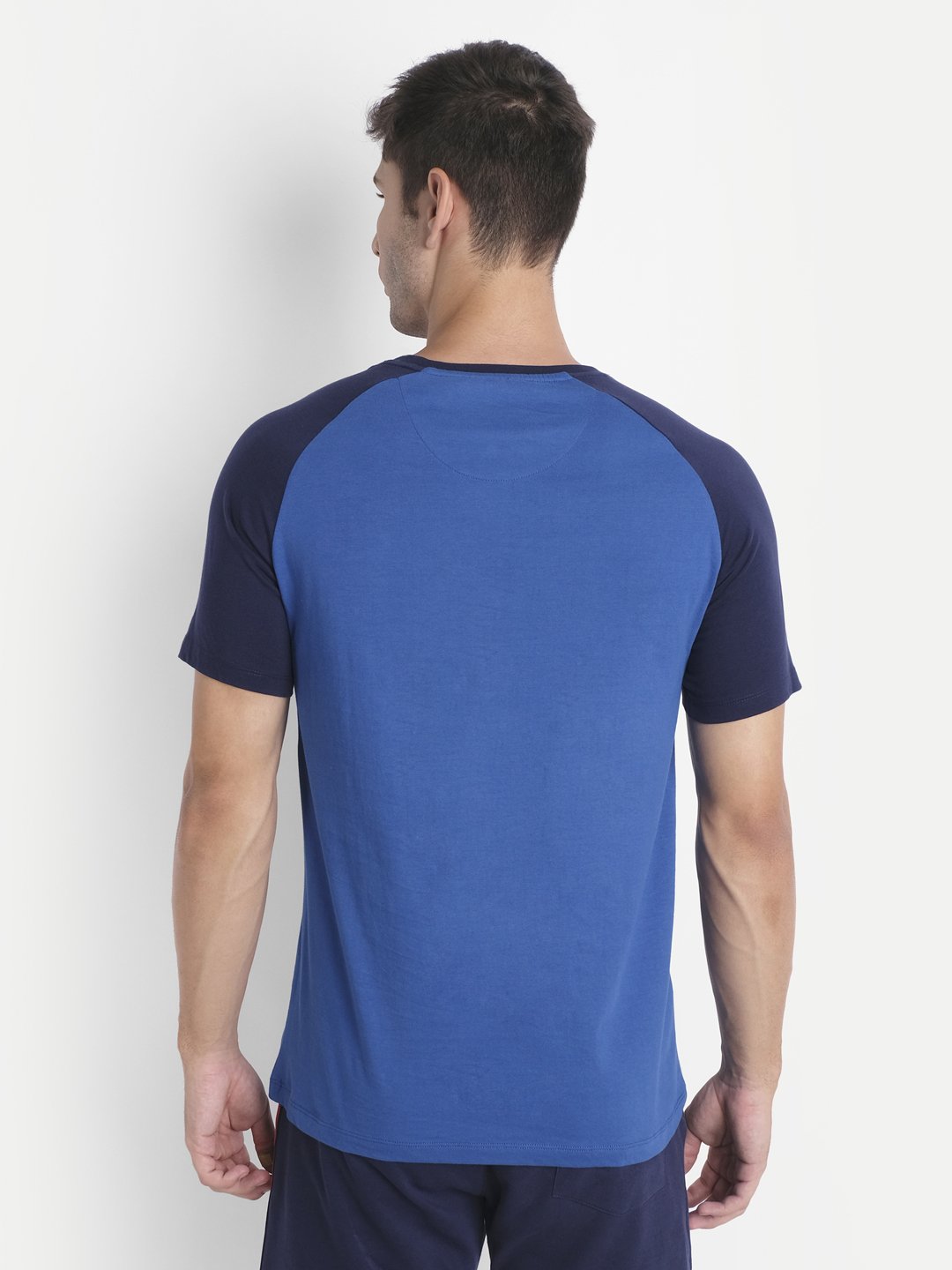 Mens Premium Cotton Reglan Half Sleeve Crew Neck T-Shirts