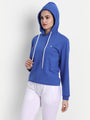 Womens Premium Cotton Solid Hooded Sweat-Shirts